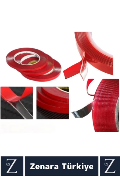 Premium Nano Teknoloji Güçlü Tamir Cam İç Dış Mekan Montaj Çift Taraflı Şeffaf Bant 1.5 Mt X 2 Adet - 2