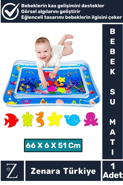 Premium BPA Free Bebek Aktivite Oyuncağı Emekleme Zamanı Yatak Minder Renkli Su Oyun Matı