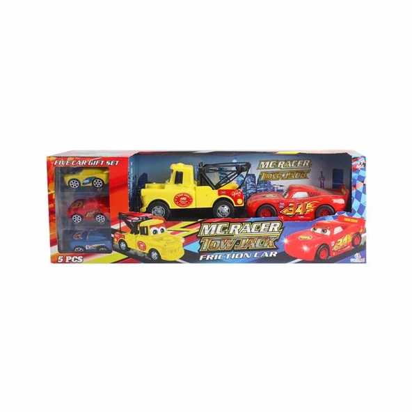 Şimşek McQueen Mater ve Arkadaşları 5'li set - 3