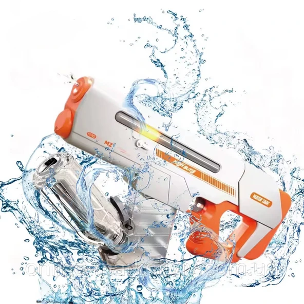 Su Tabancası Şarzjlı Otomatik 500 ML 8-10 M Menzil Electiric Water  Gun - 3