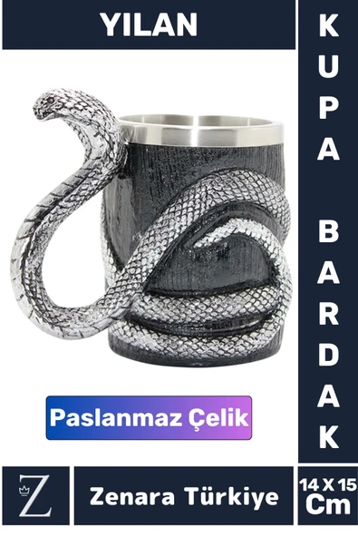 Premium Dekoratif Hediyelik Genç Yetişkin Eğlenceli Tasarım Figür Paslanmaz Çelik Kupa Bardak