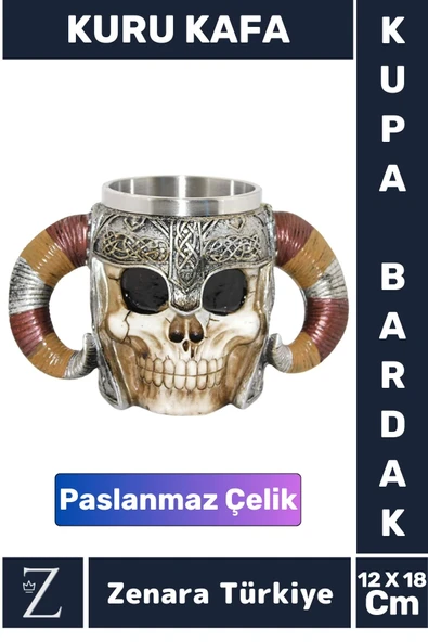 Premium Dekoratif Hediyelik Genç Yetişkin Eğlenceli Tasarım Figür Paslanmaz Çelik Kupa Bardak