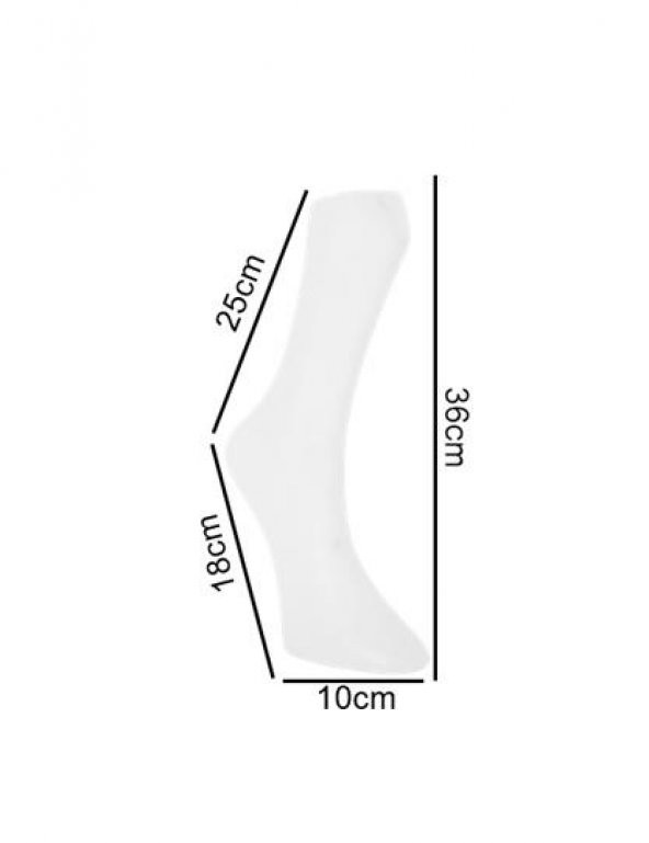 Rafburada®Uzun Soket Çorap Ayak Mankeni.Çorap,Patik vb. Ayak Teşhir Mankeni - 3