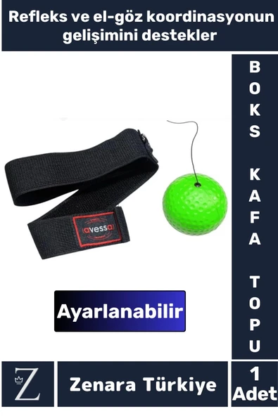 Premium El Göz Koordinasyonu Refleks Geliştirici Ayarlanabilir İpli BOKS ANTRENMAN KAFA TOPU