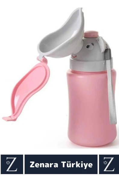 Premium Sağlıklı PP Malzeme +2 Yaş Taşıma İpli Tuvalet Eğitim Çocuk Lazımlık Sızdırmaz Pisuvar - 3