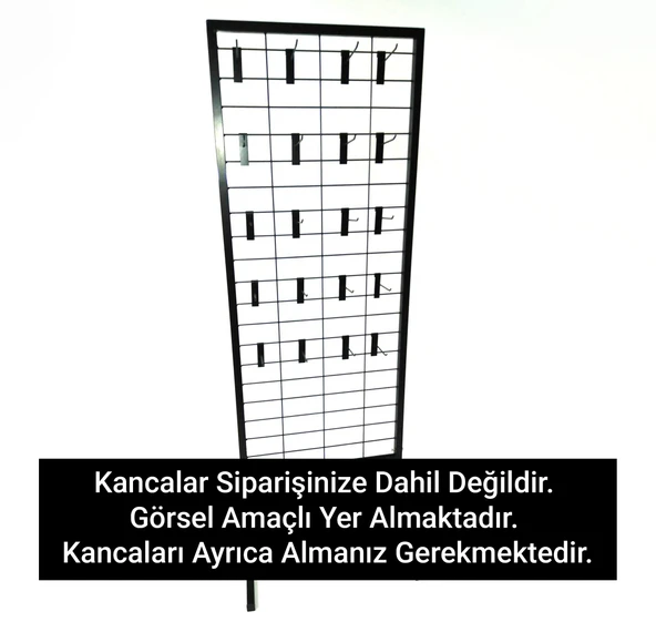 Tel Pano Stand - Telli Aksesuar Çorap Standı, Tel Çorap Standı  60x150 - 3