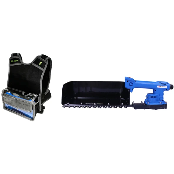 DAKKIN D30 36V 7.8Ah 750W 30cm 8 ile 10sa 3.9kg Akülü Çay Toplama Makinesi - 1