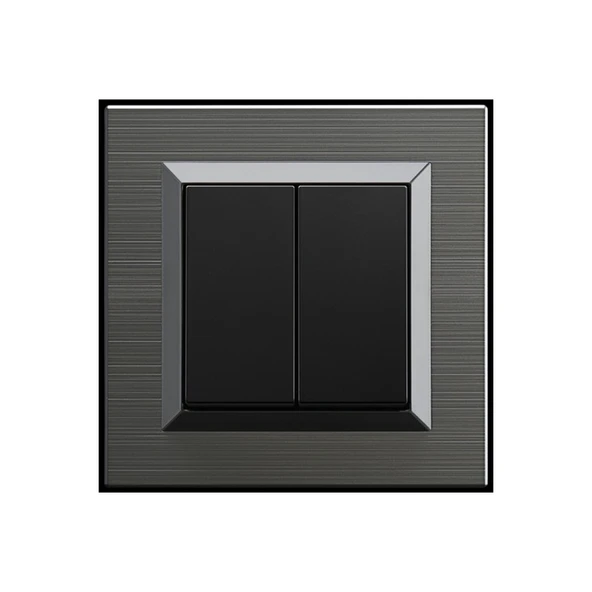 Ovivo Quantum Manyetik Gri Komitatör + Çerçeve Dahildir - 1 Adet