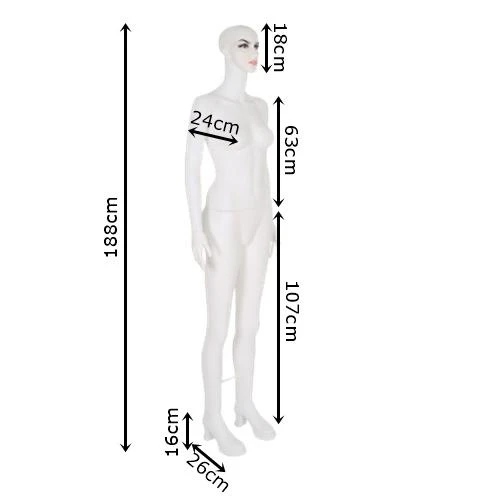 Bay - Bayan Boy Mankeni - Makyajlı Boy Manken, Vitrin Manken Kadın - 2