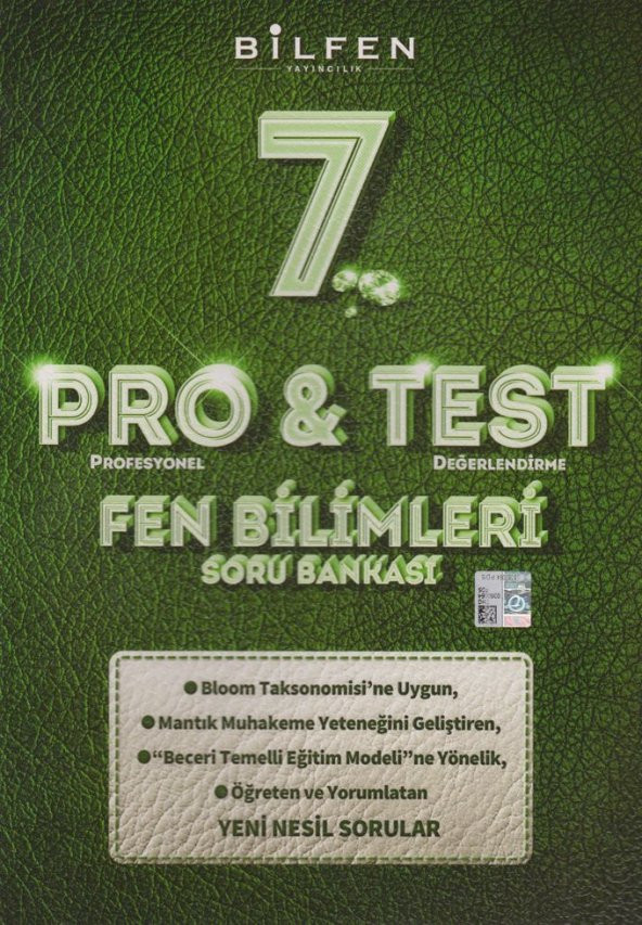 Bilfen Yayıncılık  7. Sınıf Fen Bilimleri ProTest Soru Bankası
