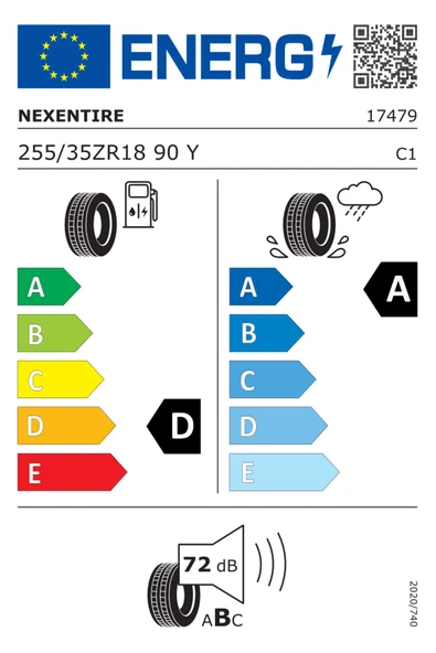 255/35R18 (yaz lastiği 2025 üretim) 90Y XL N'Fera Sport - 2