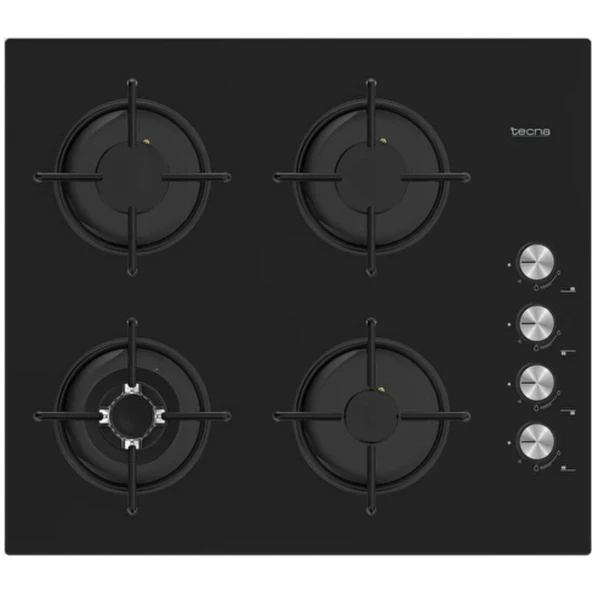 Tecna Siyah Ankastre Set (8402 60 cm Wok Gözlü Cam Ocak-8126 6 Fonksiyon Fırın-Tecna 8871 60 cm Duvar Tipi Davlumbaz) - 2