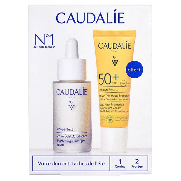 Caudalie Vinoperfect Serum ve Güneş Bakım Seti