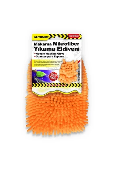 Fox AUTOMİX YIKAMA  ELDİVENİ MAKARNA  MİKROFİBER 490113