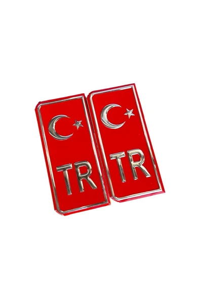 GM Auto Store TR Plaka Sticker Yapıştırma Türk Bayrağı