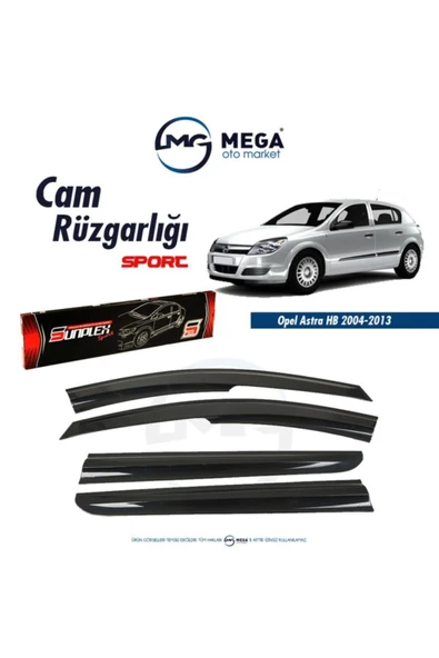 SUNPLEX Opel Astra H 2004-2013 Cam Rüzgarlık Mugen Ti?p