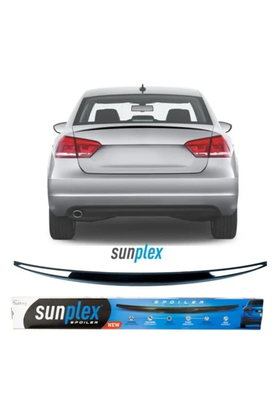 SUNPLEX Vw Passat B7 Spoiler Bagaj Üstü Piano Black 2010-2014