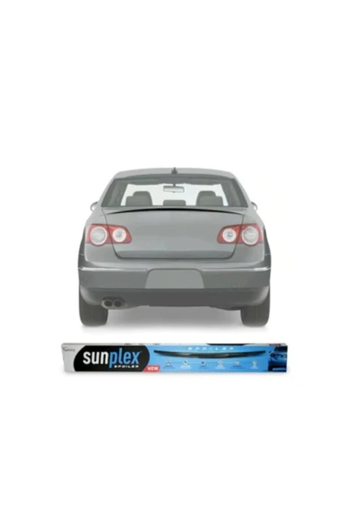 SUNPLEX Vw Passat B6 Spoiler Bagaj Üstü Piano Black 2006-2010