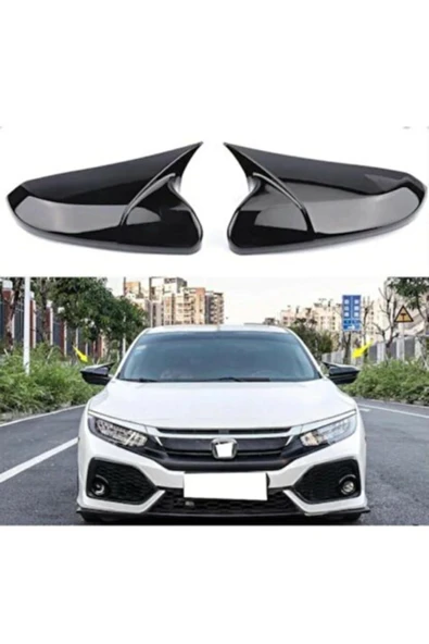 OEM Honda Civic Fc5 Yarasa Ayna Kapağı Batman Piano Black Parlak Siyah