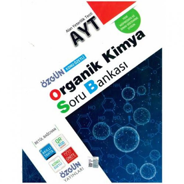 Özgün Yayınları AYT Organik Kimya Konu Özetli Soru Bankası