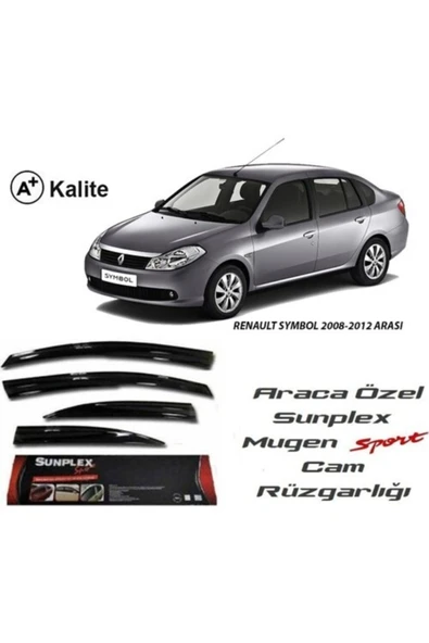 SUNPLEX Renault Symbol Cam Rüzgarlığı 2008-2012 Arası 4,lü Marka