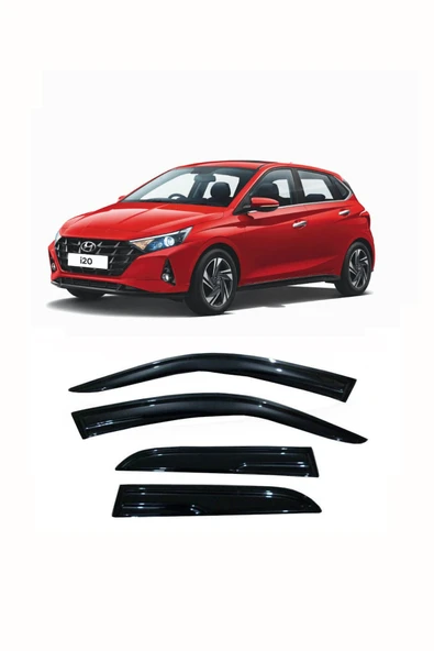 CARDANADAM 2020-2021 Hyundai I20 Cam Rüzgarlığı 4 Parça Yeni I20 Tam Uyumlu Bedava Kargo
