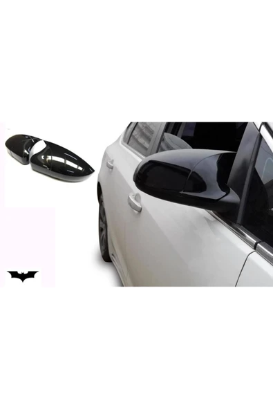 Havens Renault Megane 2 2002-2009 Batman Yarasa Ayna Kapağı Pıano Black