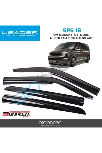 SUNPLEX Volkswagen Transporter T-5 T-6 2003-> Mügen Cam Rüz.4lü Ön-ark