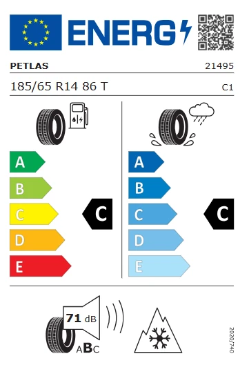 Petlas 185/65 R14 86T Multi Action PT565 Dört Mevsim Lastiği 2025 Üretim - 3