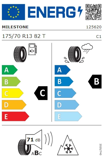 Milestone 175/70 R13 82T Car. Winter Kış Lastiği 2024 Üretim - 3
