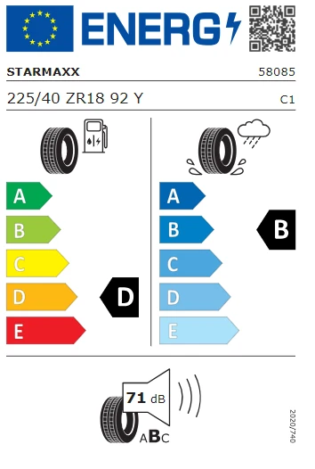 Starmaxx 225/40 R18 92Y Reinf. Ultra Sport ST760 Yaz Lastiği 2024 Üretim - 2
