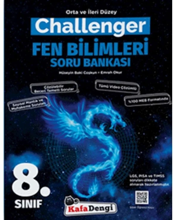 Kafa Dengi Yayınları 8. Sınıf LGS Fen Bilimleri Challenger Soru Bankası
