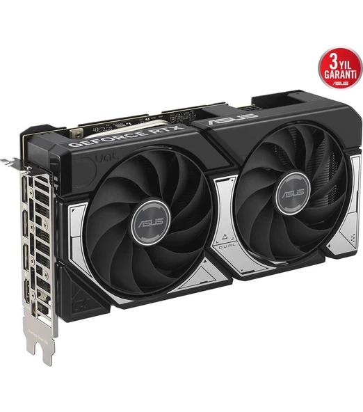 ASUS DUAL-RTX5060TI-O16G-NVIDIA-GEFORCE-RTX 5060 TI-16G-16GB GDDR7-128BIT--OC-HDMI-3XDP-DLSS4 - Resim 4