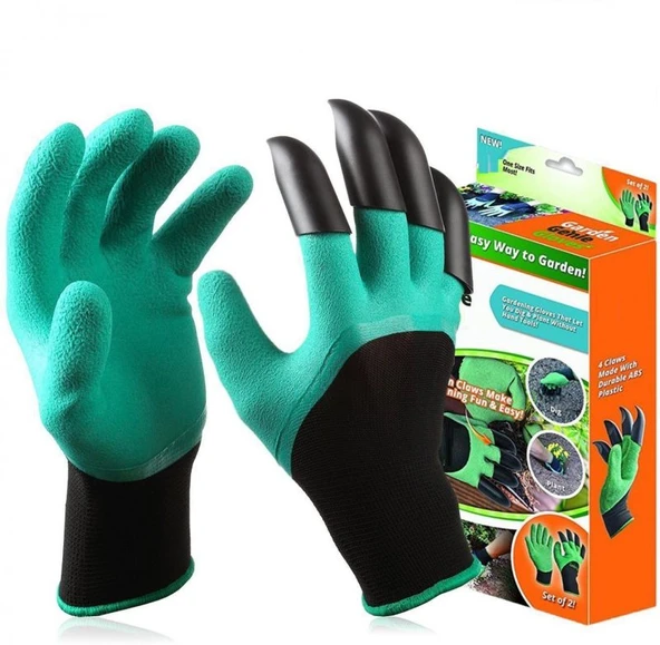 Garden Genie Gloves Toprak Kazma Bahçe Eldiveni - Resim 3