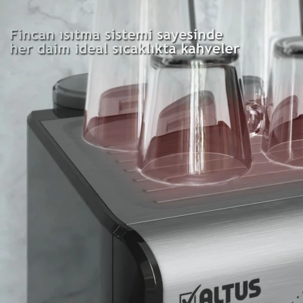 ALTUS AL 4933 ES ESPRESSO MAKINESI - 5