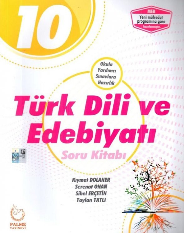 Palme Yayınları 10. Sınıf Türk Dili ve Edebiyatı Soru Kitabı