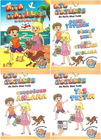 4.Sınıftan 5.Sınıfa Geçenler İçin Ata Tatilde Seti +10 lu Hikaye Seti - Resim 2