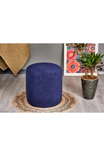 WoodyMaison Norway İskandivian Çok Amaçlı Teddy Silindir Puf Bench Koltuk Tabure 42*41