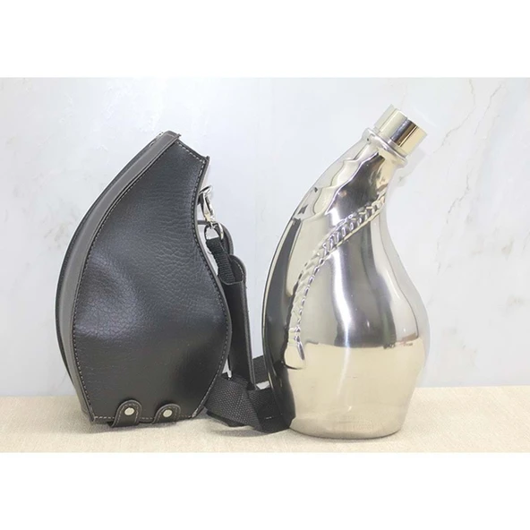 KENPAZAR Deri Kılıflı Matara - Resim 2