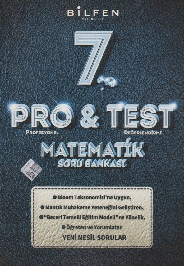 Bilfen Yayıncılık  7. Sınıf Matematik ProTest Soru Bankası