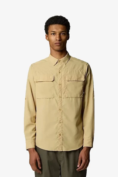The North Face M LS Sequoıa  Erkek Bej Gömlek NF0A4T184FS1