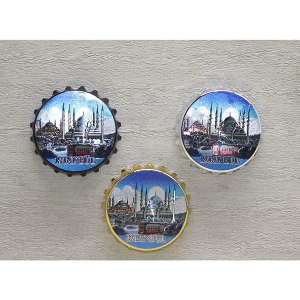KENPAZAR İstanbul Temalı Metal Magnet