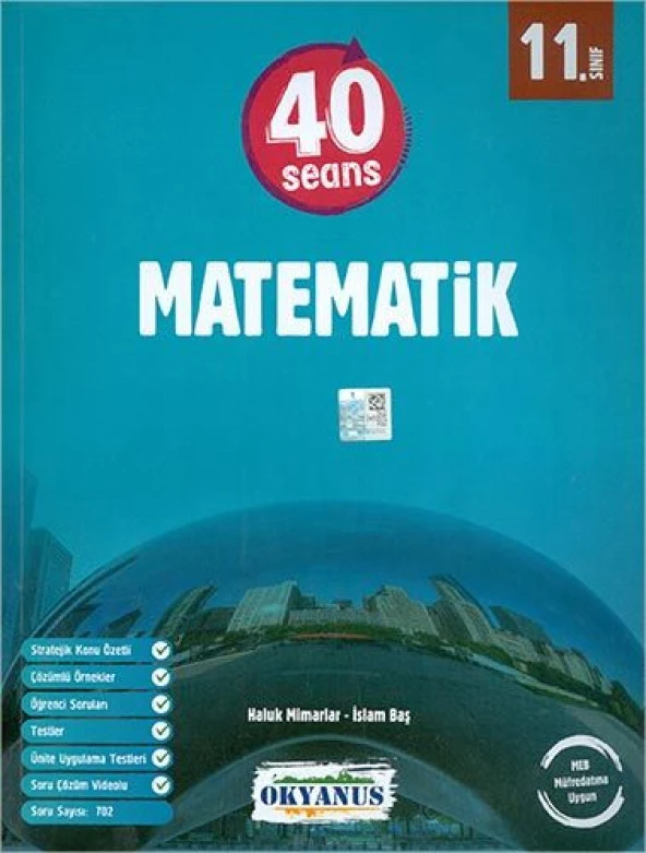 Okyanus Yayınları 11.Sınıf 40 Seans Matematik