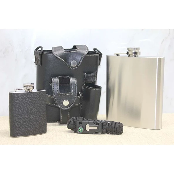 KENPAZAR Deri Kılıflı Matara Seti ürün görseli