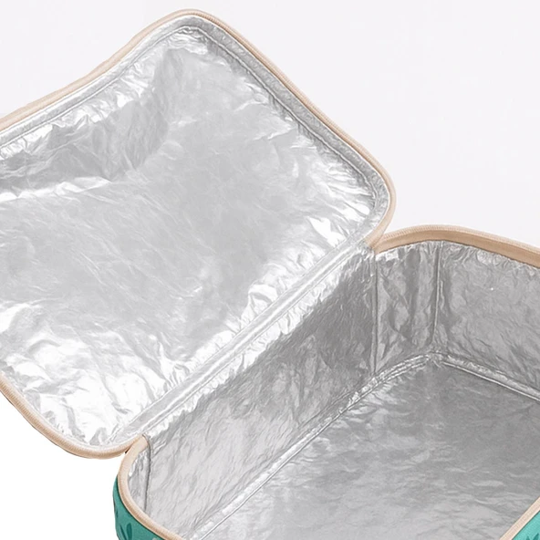 Homedius Termos İzolasyonlu Desenli Katlanabilir Piknik Sepeti 20 LT  Mavi - 12