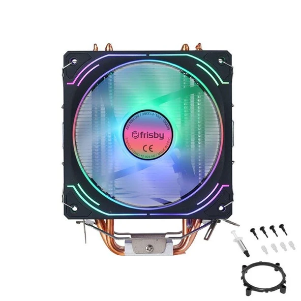 FRISBY FCL-F1336C ARGB AM5-1700P HAVA SOĞUTMALI İŞLEMCİ FANI - 2