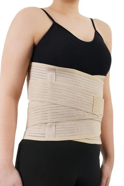 MATRİS Çelik Balenli Korse Lumbostad (26CM) Ortopedik Korse Bel Fıtığı Bel Korsesi - 2