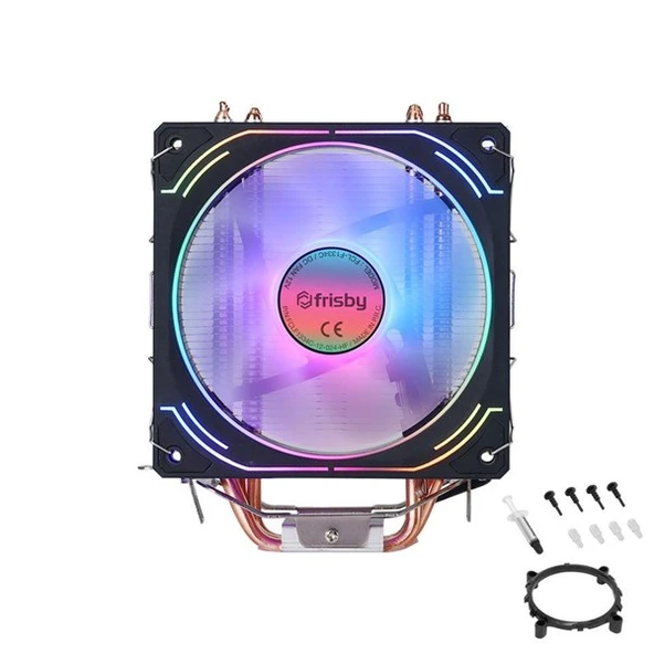FRISBY FCL-F1334C ARGB AM5-1700P HAVA SOĞUTMALI İŞLEMCİ FANI - 2