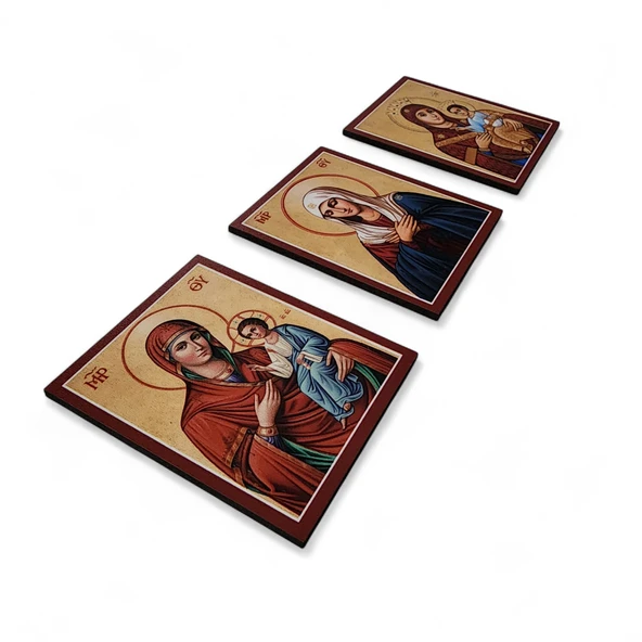 Meryem Ana Magnet 3'lü No:5 - Resim 2