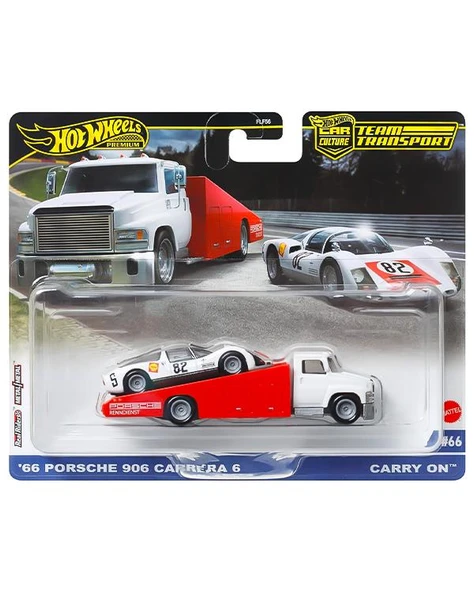 Hot Wheels Car Culture Team Transport 66 Porsche 906 Carera 6 Cary On HRV47